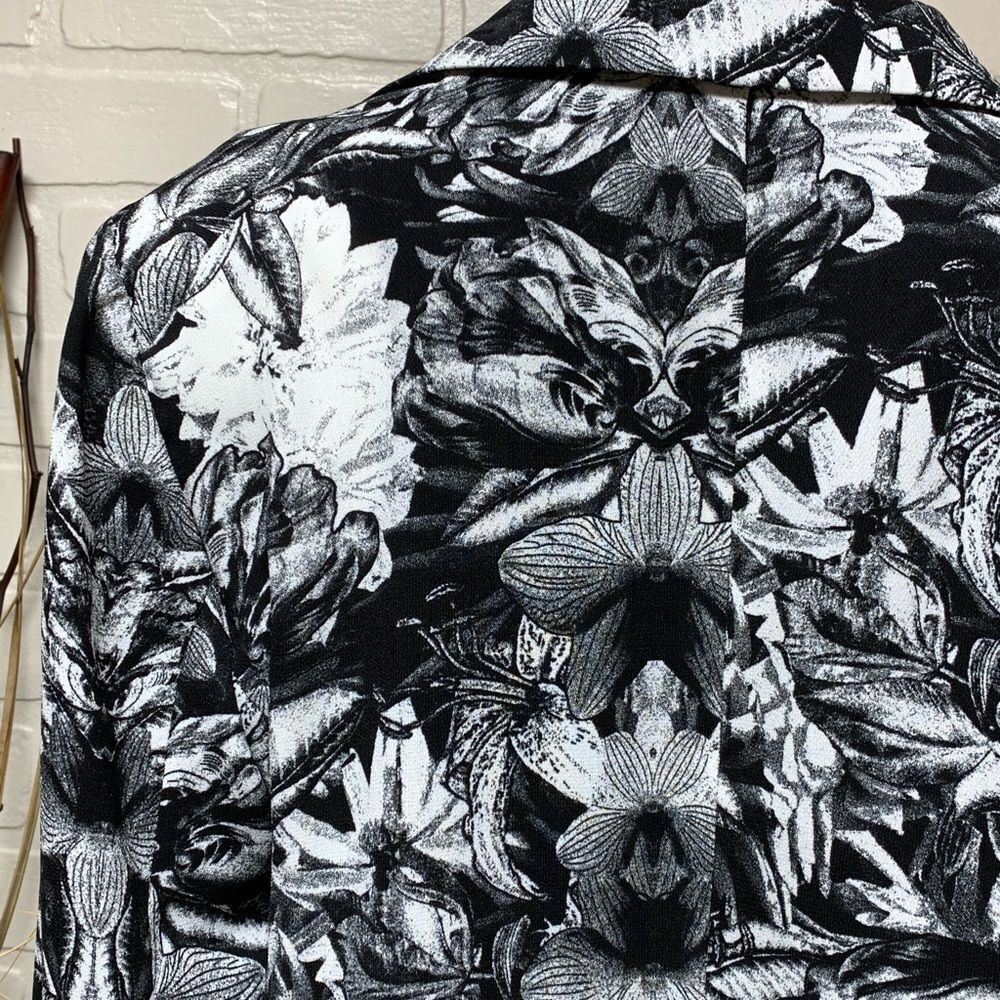 Silence + Noise One Button Fully Lined Black & Wh… - image 6